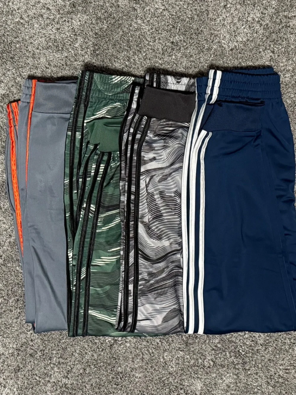Lot of 4 Adidas Boys Track Pants